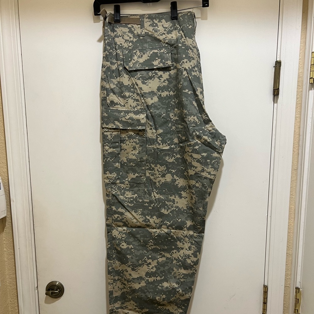 Fox Outdoor BDU Pant Men's XXL R,Green Digital Color Button Fly Tactical Uniform